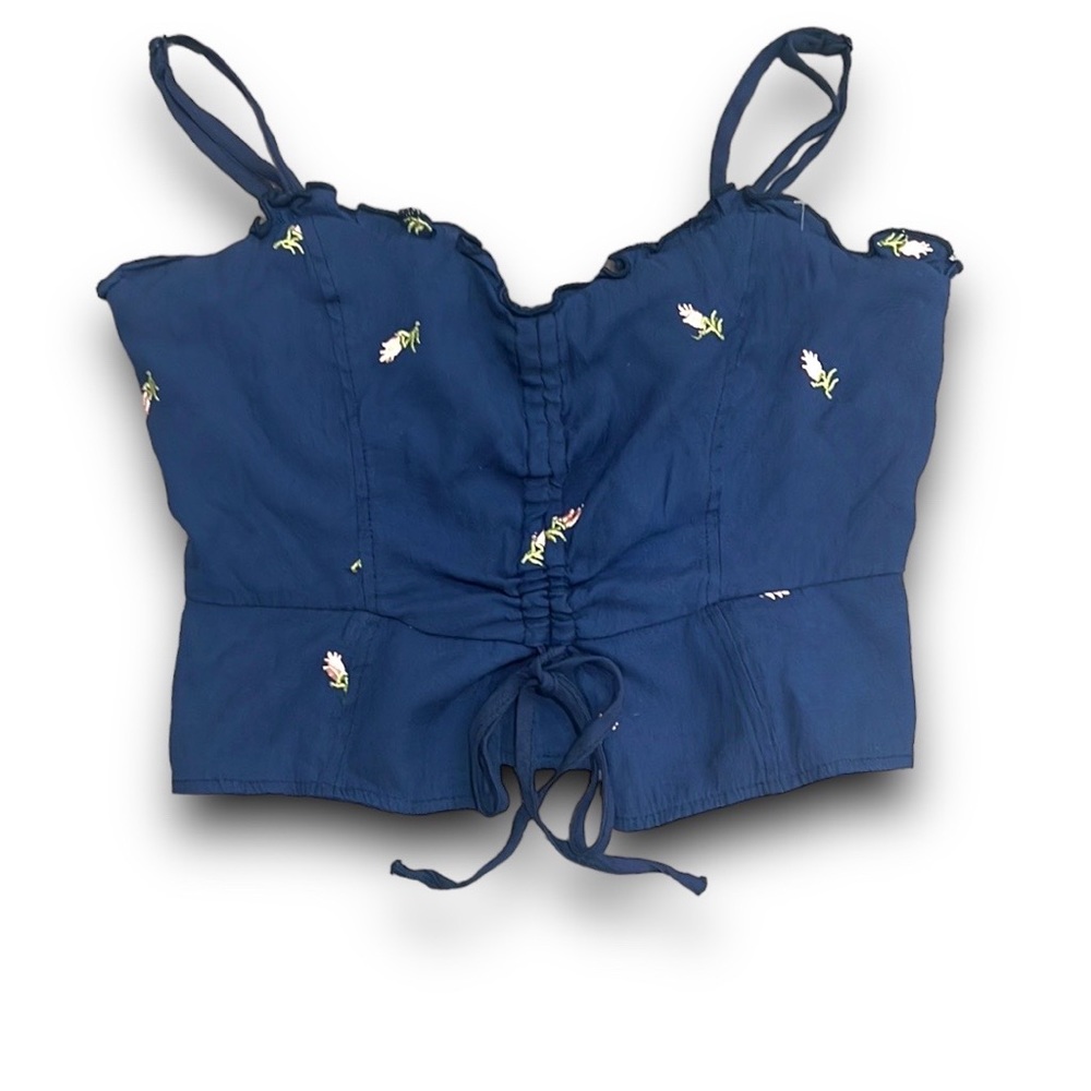 3/$15 ruffled crop top